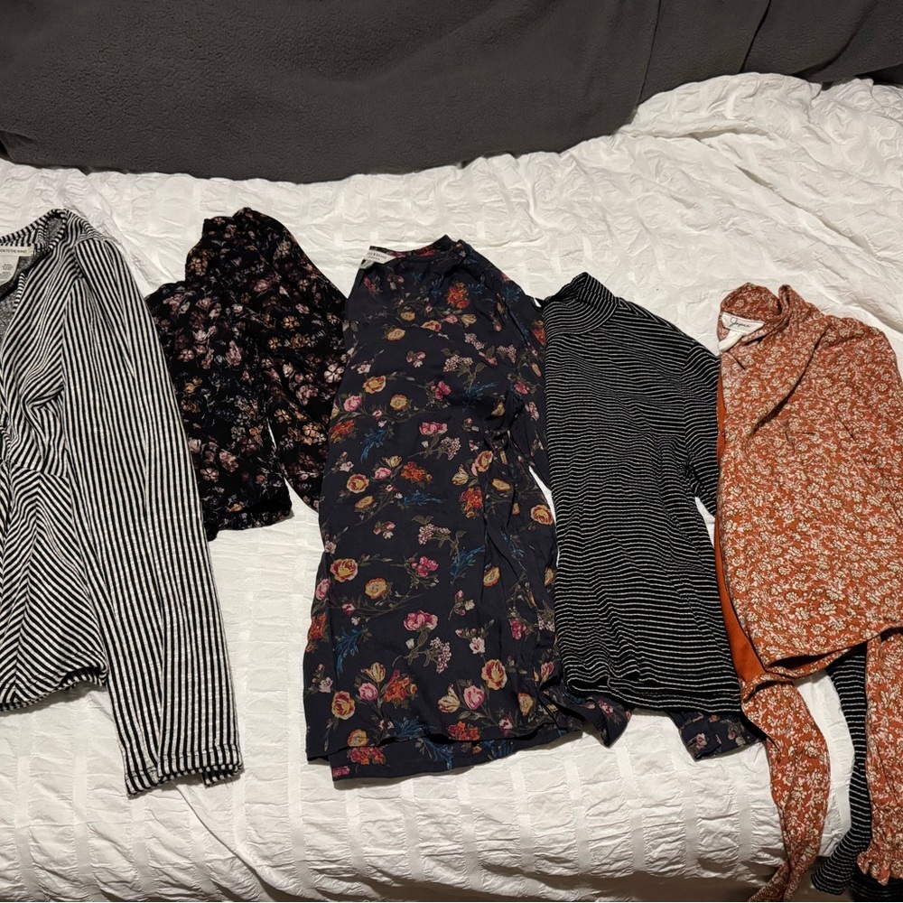 long sleeve top bundle the three on the left are sold!